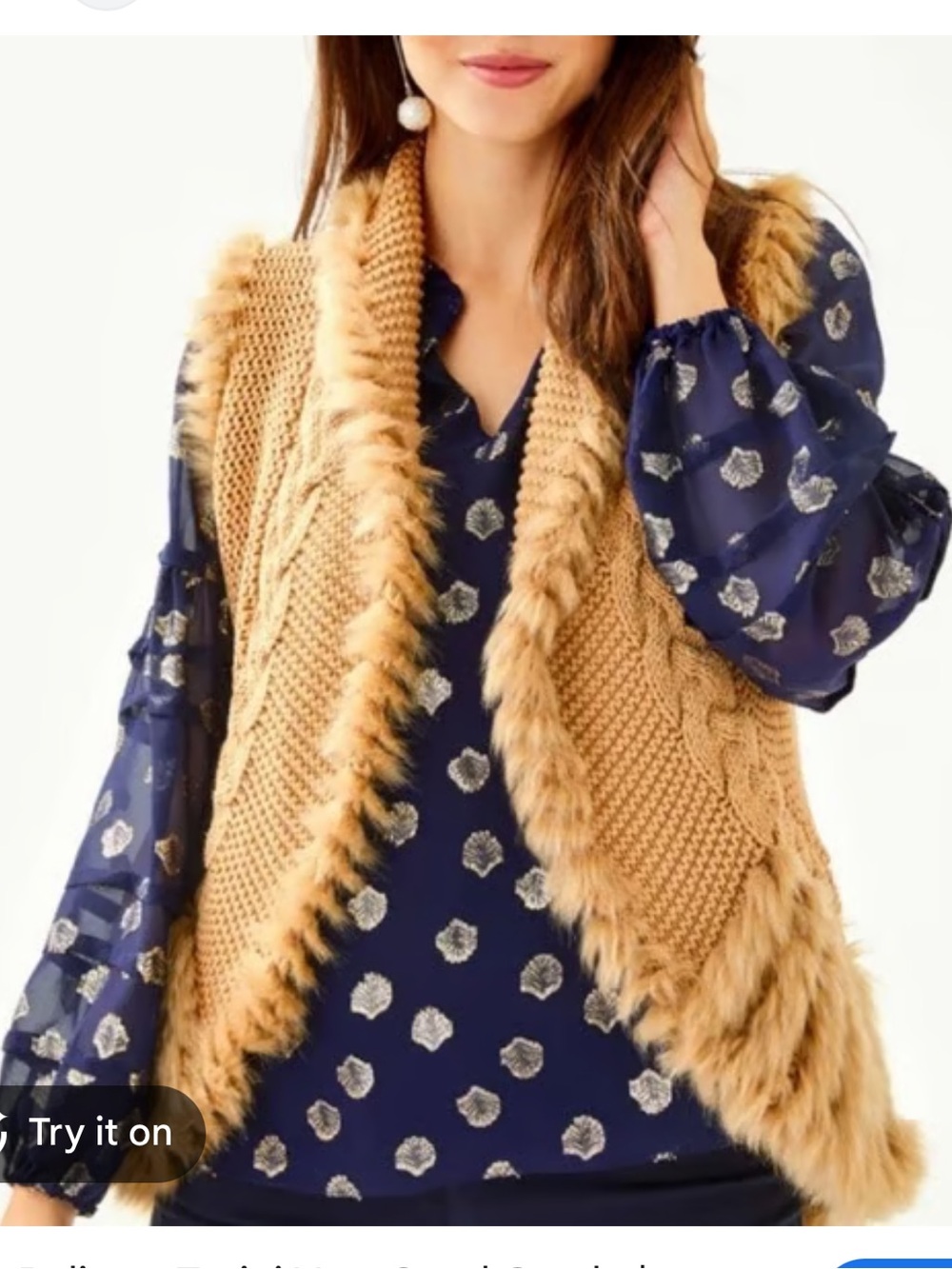 Lilly Pulitzer - Torini vest sweater cardigan